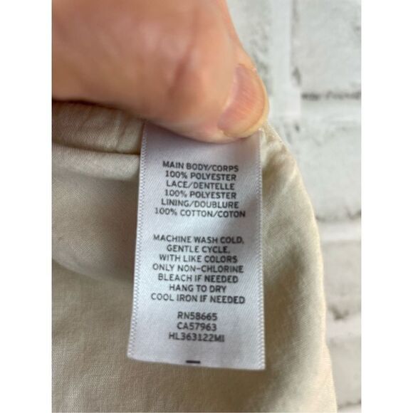 HINGE Silk & Crochet Zip Front Bomber Jacket Ivory Size Small - Picture 7 of 9